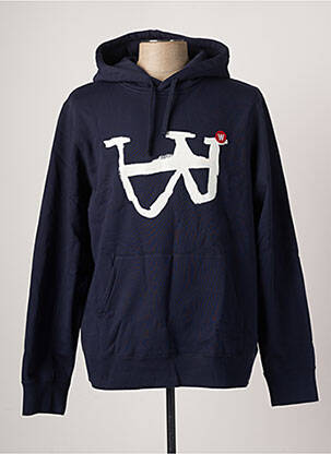 Sweat-shirt bleu WOOD WOOD homme