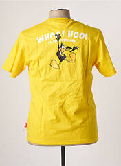 T-shirt jaune TEALER pour homme seconde vue