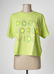 T-shirt vert OBEY femme