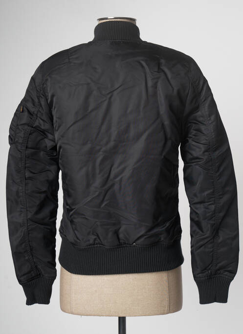 Blouson noir ALPHA INDUSTRIES pour femme