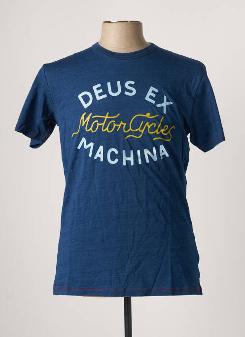 T-shirt bleu DEUS EX MACHINA pour homme