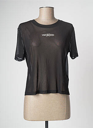 T-shirt noir WASTED PARIS femme