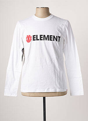T-shirt blanc ELEMENT pour homme