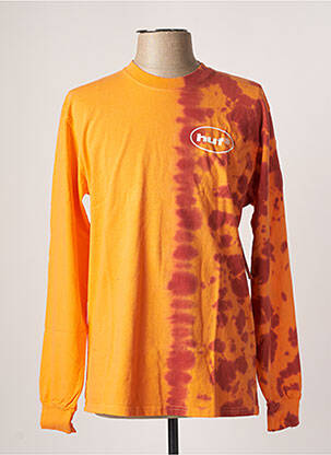 T-shirt orange HUF homme