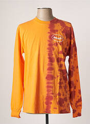 T-shirt orange HUF pour homme seconde vue
