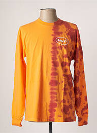 T-shirt orange HUF homme