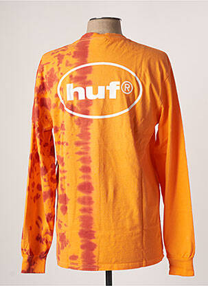 T-shirt orange HUF homme