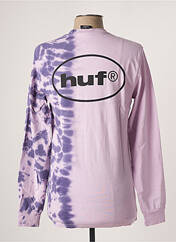 T-shirt violet HUF pour homme seconde vue
