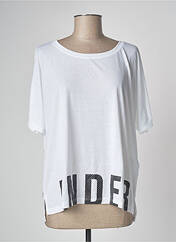 T-shirt blanc UNDER ARMOUR pour femme seconde vue