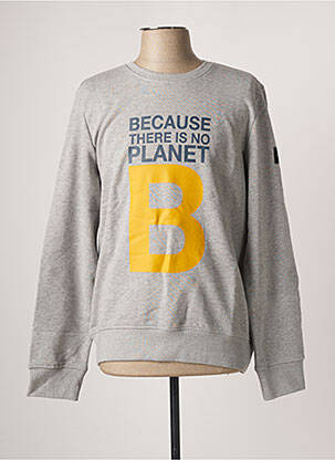 Sweat-shirt gris ECOALF homme