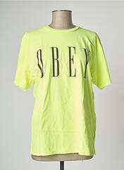 T-shirt jaune OBEY pour femme seconde vue