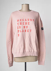 Sweat-shirt rose ECOALF pour femme seconde vue