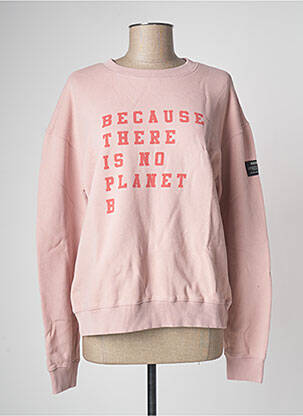 Sweat-shirt rose ECOALF pour femme