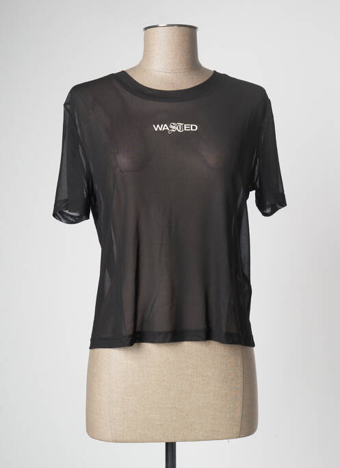 T-shirt noir WASTED PARIS pour femme