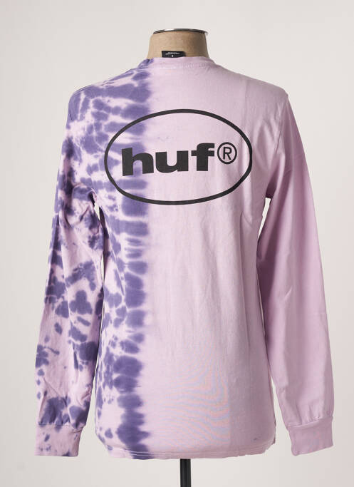 T-shirt violet HUF pour homme