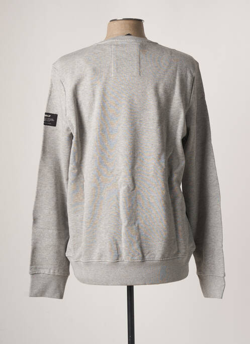 Sweat-shirt gris ECOALF pour homme
