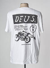 T-shirt blanc DEUS EX MACHINA pour homme seconde vue