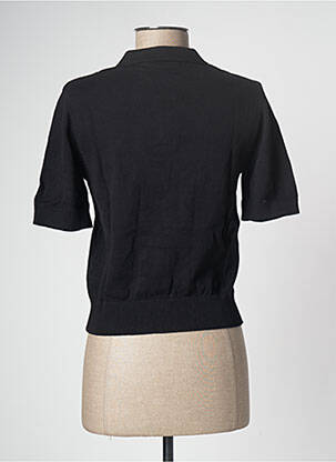 Polo noir WASTED PARIS femme