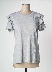 T-shirt gris ONLY pour femme seconde vue
