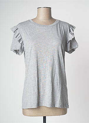 T-shirt gris ONLY pour femme