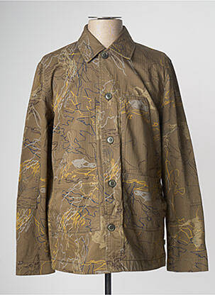 Chemise manches longues kaki WOOD WOOD homme