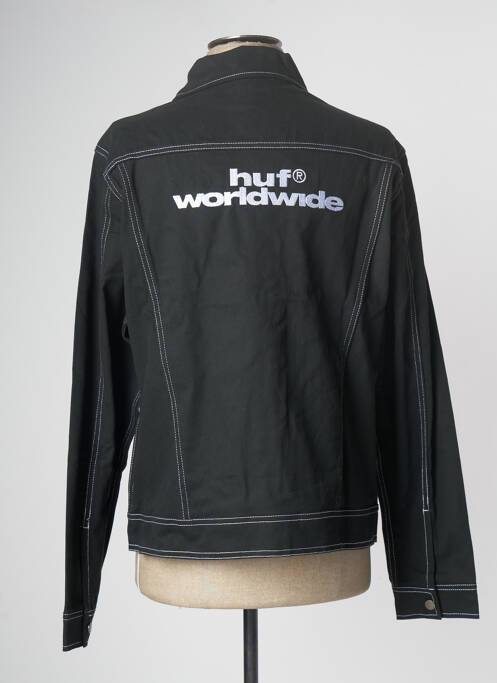 Veste en jean noir HUF pour homme