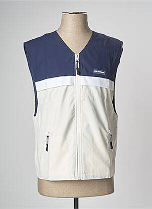 Gilet sans manche bleu HOLOGRAM homme
