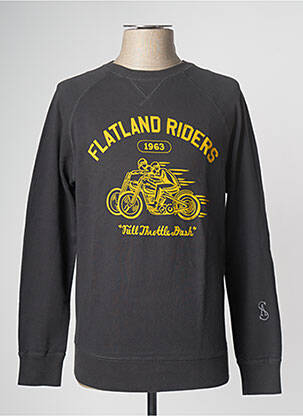 Sweat-shirt noir STEPART homme
