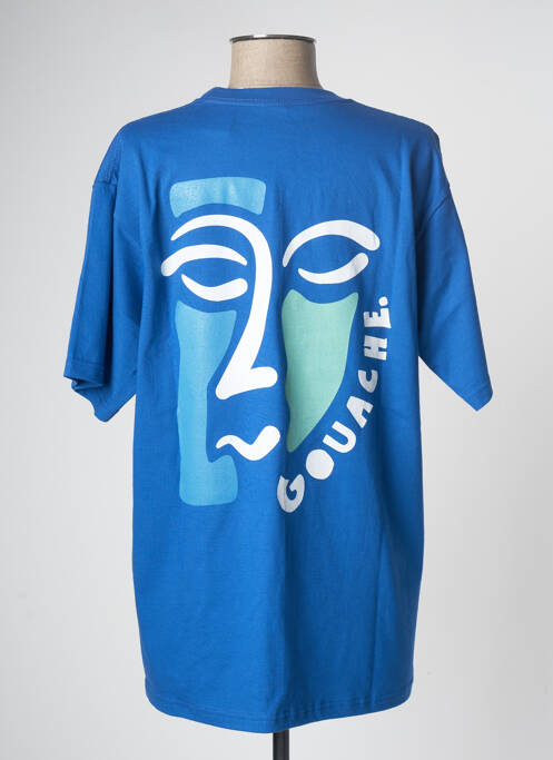 T-shirt bleu GOUACHE pour femme