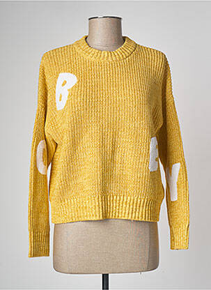 Pull jaune OBEY femme