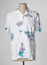Chemise manches courtes blanc OBEY homme
