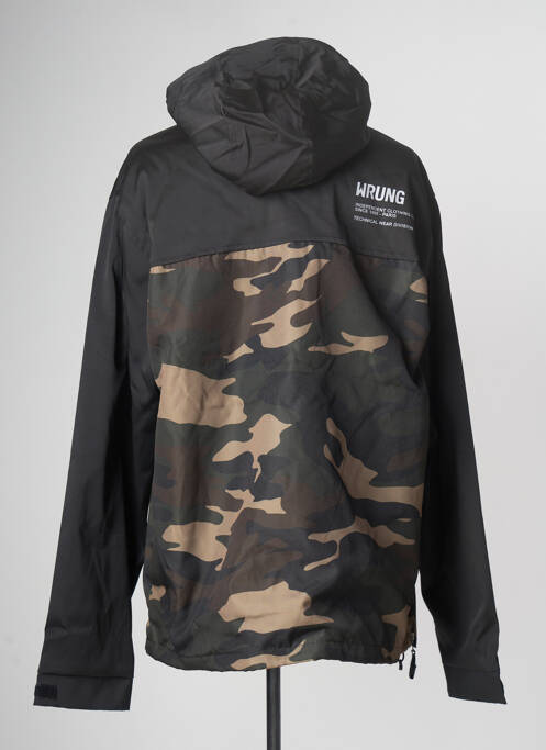 Blouson noir WRUNG pour homme