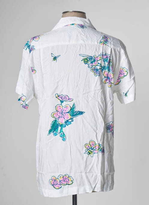 Chemise manches courtes blanc OBEY pour homme