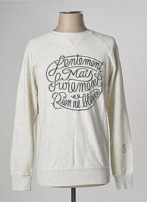 Sweat-shirt beige STEPART homme