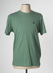 T-shirt vert ELEMENT pour homme seconde vue
