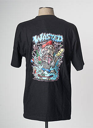 T-shirt noir WASTED PARIS homme