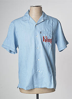 Chemise manches courtes bleu POYZ&PIRLZ homme