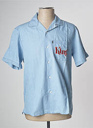 Chemise manches courtes bleu POYZ&PIRLZ homme