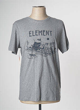 T-shirt gris ELEMENT pour homme