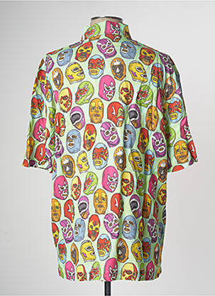 Chemise manches courtes vert BOARDIES homme