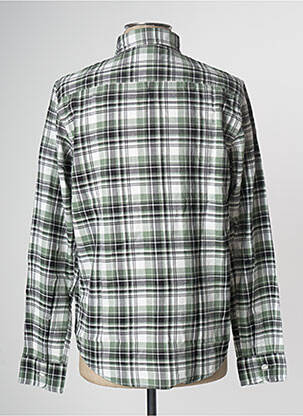 Chemise manches longues vert EDWIN homme