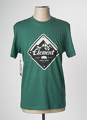 T-shirt vert ELEMENT pour homme