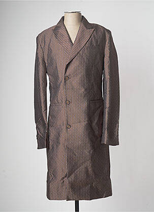 Manteau long marron DAILY PAPER homme