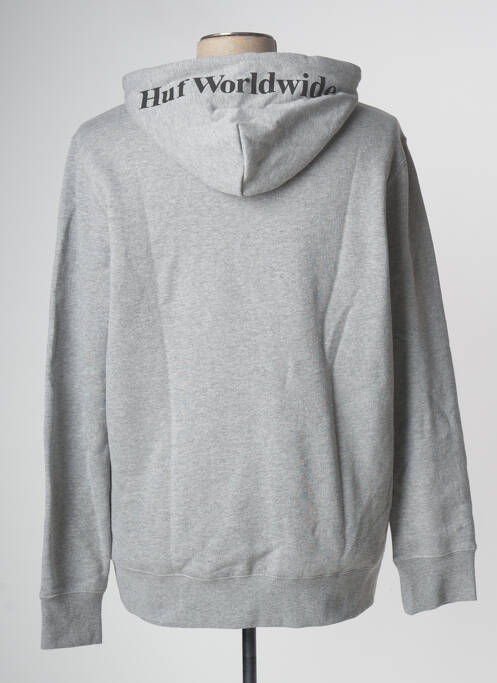 Sweat-shirt gris HUF pour homme