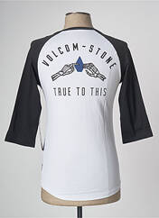 T-shirt blanc VOLCOM pour homme seconde vue