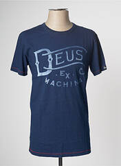 T-shirt bleu DEUS EX MACHINA pour homme seconde vue