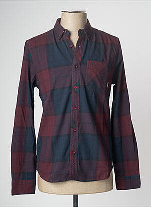 Chemise manches longues rouge ELEMENT homme