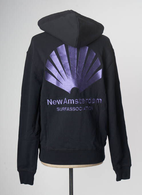 Sweat-shirt noir NEW AMSTERDAM SURF ASSOCIATION pour homme