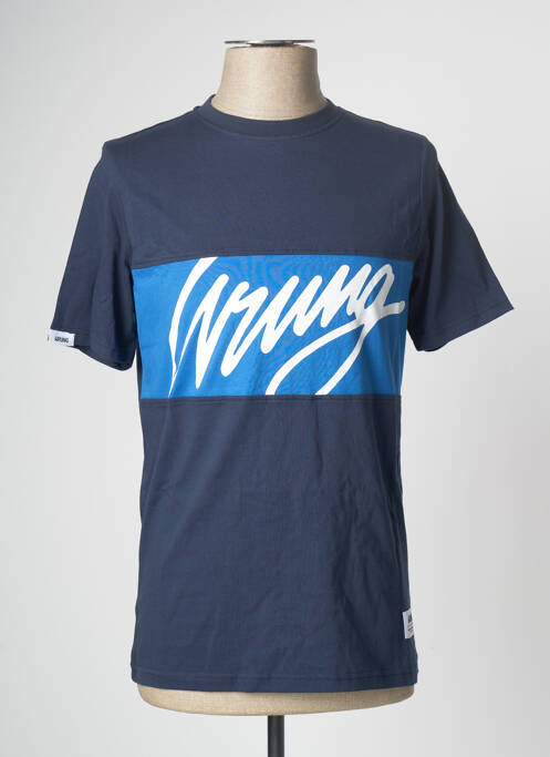 T-shirt bleu WRUNG pour homme