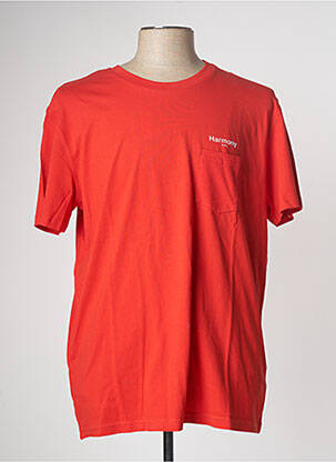 T-shirt rouge HARMONY pour homme